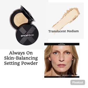SMASHBOX Always On Skin-Balancing Setting Powder-Translucent Medium